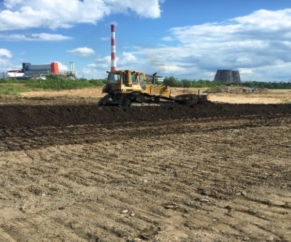 Užteršto grunto valymas aikštelėje Gariūnuose, 2 etapas